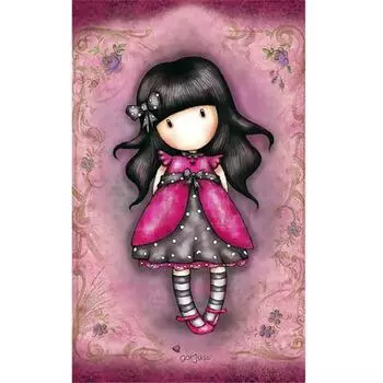 Полный 5D Diy Алмазная картина Симпатичная лоли Алмазная вышивка Полный набор аниме Наборы для вышивки крестом Домашний декор Подарок ручной работы Round 20x30cm