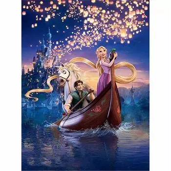 Полный 5D Diy Алмазная картина Сказка Путешествие Вышивка Крестом Домашний Декор Подарок ручной работы 25x30cm