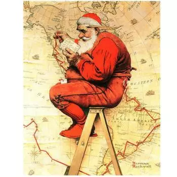 Полный 5D Diy Алмазная картина Старший мужчина рисует карту Вышивка крестом Домашний декор Ручная работа 25x30cm