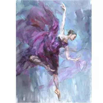 Полный 5D Diy Алмазная картина Старший танцор Мозаика Вышивка Крестом Домашний декор Подарок ручной работы 20X25CM