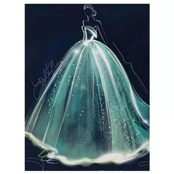 Полный 5D Diy Алмазная картина Свадебное платье Вышивка Крестом Главная Декор Ручной подарок 20X25CM