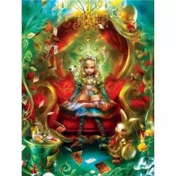 Полный 5D Diy Алмазная картина Таинственная девушка Вышивка Крестом Домашний декор Ручной подарок Подарок 20X25CM