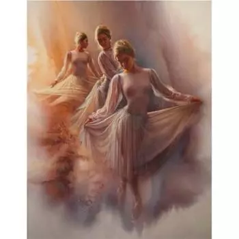 Полный 5D Diy Алмазная картина Танцующая женщина Алмазная вышивка Полный вышивки крестом Домашний декор Подарок ручной работы 20x30cm