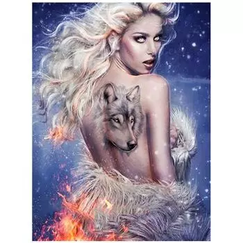 Полный 5D Diy Алмазная картина Татуировки Красота Алмазная вышивка Крестом Домашний декор Подарок ручной работы 25x30cm