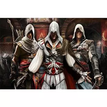 Полный 5D Diy Алмазная картина Темный воин Алмазная вышивка Полный лежал вышивка крестом Домашний декор Подарок ручной работы 20x30cm