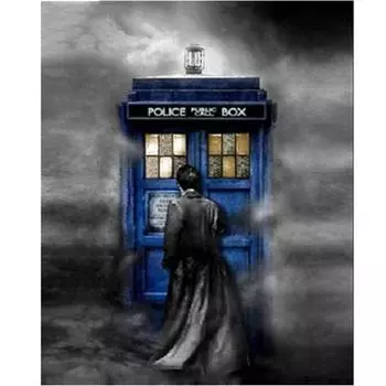 Полный 5D Diy Алмазная картина Туманный человек Алмазная вышивка Полный набор аниме Наборы для вышивки крестом Домашний декор Подарок ручной работы Round 20x30cm