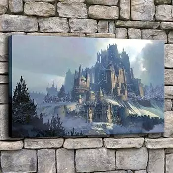 Полный 5D Diy Алмазная картина Великолепный замок Алмазная вышивка Крестом Домашний декор Ручная работа 25x30cm