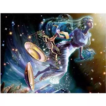 Полный 5D Diy Алмазная картина Весы Вышивка Крестом Домашний декор Ручной подарок Мозаика 25x30cm