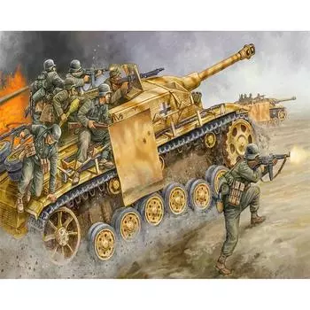 Полный 5D Diy Алмазная картина Военная Мозаика Картина Вышивка Крестом Домашний Декор Ручной Подарок 20X25CM