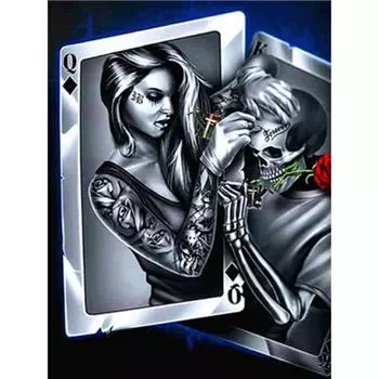 Полный 5D Diy Алмазная картина Волшебная шляпа Женщина Вышивка Крестом Главная Декор Ручной подарок 20X25CM