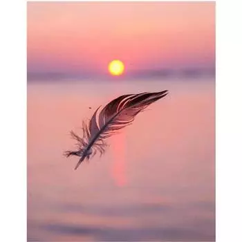 Полный 5D Diy Алмазная картина Восход пейзажи Алмазная вышивка Полный набор аниме Наборы для вышивки крестом Домашний декор Подарок ручной работы Round 20x30cm