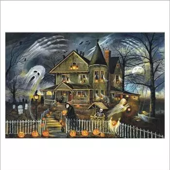 Полный 5D Diy Алмазная картина Замок Дьявола Алмазная вышивка Полный вышивки крестом Домашний декор Подарок ручной работы 20x30cm