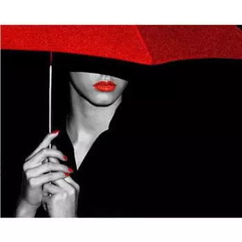 Полный 5D Diy Алмазная картина Женщина Мозаика Алмазная вышивка Крестом Домашний декор Ручной подарок Подарок 20x30cm