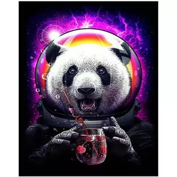 Полный 5D Diy Алмазная картина животных Панда Алмазная вышивка Крест Стежок Главная Декор Ручной подарок 25x30cm