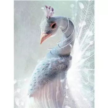 Полный 5D Diy Алмазная картина животных Павлин Алмазная вышивка Крест Стежок Главная Декор Ручной подарок 25x30cm