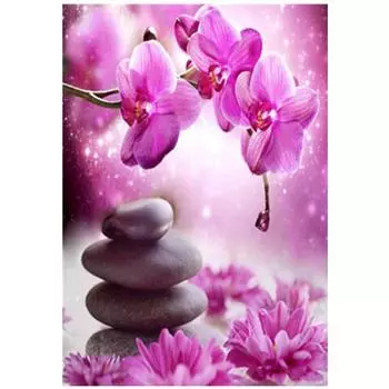 Полный 5D Diy алмазная живопись Дзен цветок Алмазная вышивка полный набор аниме наборы для вышивки крестом домашний декор подарок ручной работы 20x30cm