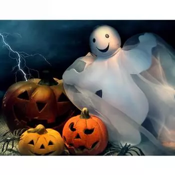 Полный 5D Diy алмазная живопись Хэллоуин Тыква Фонарь Алмазная вышивка полная вышивка крестиком домашний декор подарок ручной работы 20x30cm