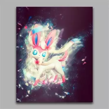 Полный 5D Diy алмазная живопись мультфильм маленькая лиса Алмазная вышивка полный набор аниме наборы для вышивки крестом домашний декор подарок ручной работы 20x30cm