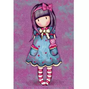 Полный 5D Diy алмазная живопись синее платье девушка Алмазная вышивка полный набор аниме наборы для вышивки крестом домашний декор подарок ручной работы Round 20x30cm