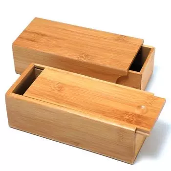 Полный бамбуковый деревянный цилиндрический футляр для очков Специальный футляр для очков из бамбука и дерева