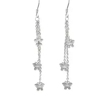 Полный благословений, серьги-гвоздики с китайским иероглифом «Фу»