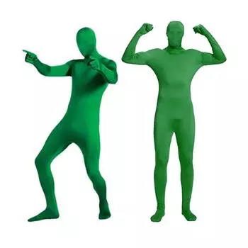 Полный боди-костюм для фотосъемки, эластичный костюм для зеленого экрана, видео, хромакей, удобный, невидимый эффект, аксессуар для фотосъемки