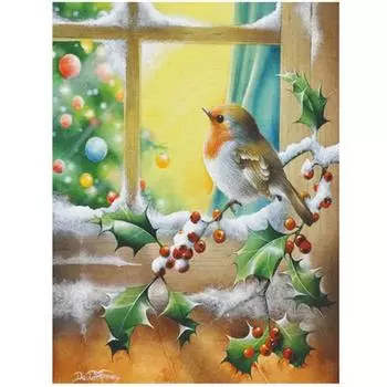 Полный бриллиант Вышивка Diy Алмаз Рисунок Животное Птица Алмаз Живопись Крестик 20X30CM