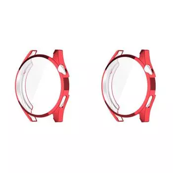 - Полный чехол для часов GT 3 46 мм, защищающий от падения (красный)