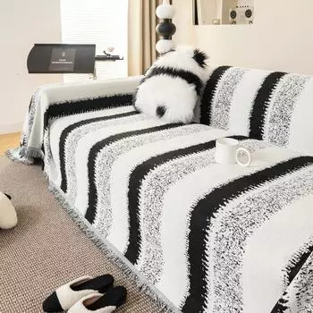Полный чехол для дивана, полотенце, четыре сезона, универсальные полоски, универсальный чехол для дивана, чехол для дивана, против царапин 180X130