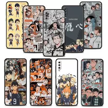 Полный чехол Haikyuu Hinata Attacks с аниме для Samsung Galaxy A30 A20e A20s M30s A70 A40 M31 A50 A10 A10s A10e M12 M33 M53 For Samsung M01