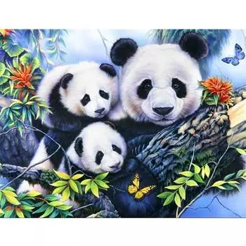 Полный дрель 5D Diy Алмазная картина Мультфильм ainiaml Вышивка Крестом Домашний Декор Подарок ручной работы 25x30cm