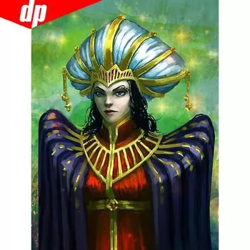 Полный дрель Алмазная картина Леди Алмазная вышивка Полный дисплей Украшение дома 20X30