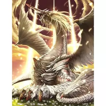 Полный дрель круглая алмазная картина 5D Алмазная вышивка крестиком украшение гостиной 20X30CM