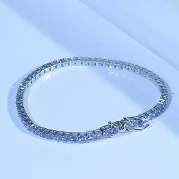 Полный фиолетовый танзанит индивидуальный палец трендовые браслеты женские роскошные классические винтажные женские украшения фиолетовый