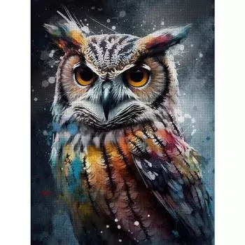 Полный комплект для вышивки крестиком из эко-хлопка 11CT с принтом животных 1