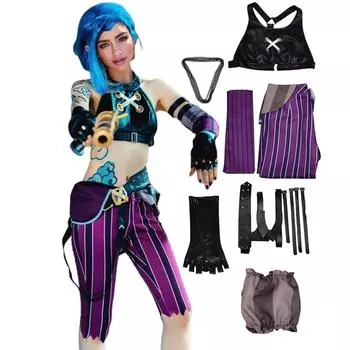 Полный комплект костюмов для косплея L синий