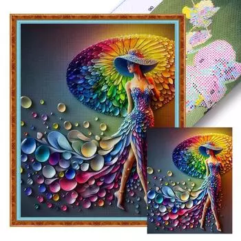 Полный комплект наклеек из комплекта ko-Baumwolle 11 CT Kreuzstich-Set «Mdchen» Ku 4