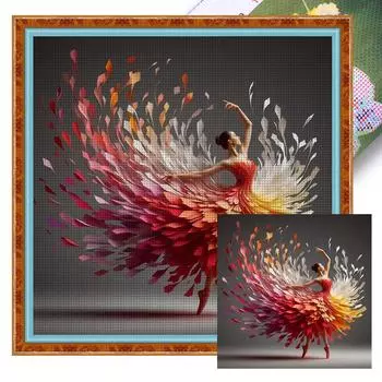 Полный комплект наклеек из комплекта ko-Baumwolle 11 CT Kreuzstich-Set «Mdchen» Ku 4