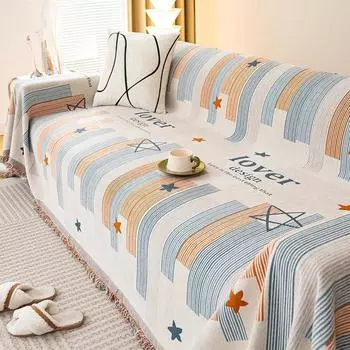 Полный комплект синели «все включено», пылезащитный нескользящий чехол для дивана, подушка для дивана, чехол для дивана, универсальный чехол для дивана Four Seasons, полный тканевый чехол 180-130cm