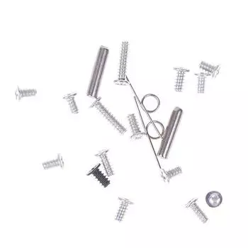 Полный комплект винтов для DS Lite LR Кнопочные пружины для Ndsl Аксессуары для игровой консоли Ремонт Запасные части серебряный