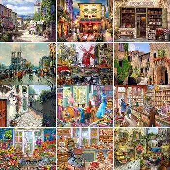 Полный круг Алмазная картина Вышивка крестом 5D Алмазная мозаика Вышивка Мозаичный узор Домашний настенный декор Full Round 20x30CM