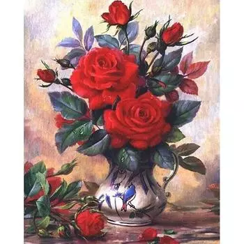 Полный круг алмазная живопись вышивка крестиком ремесло Алмазная мозаика вышивка пейзаж животные 3d картина подарок домашний декор 15x20CM