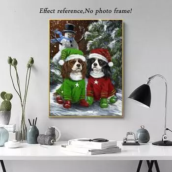 Полный круглый 5D алмазная картина пейзаж алмазная вышивка мозаика наборы зимний домашний декор подарок 15x20CM