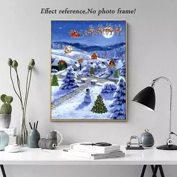 Полный круглый 5D Алмазная картина Природа Пейзаж Алмазная мозаика Продажа Мозаика Вышивка крестом Искусство Домашнее украшение 15x20CM