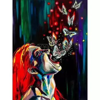 Полный круглый 5D DIY Алмазная картина Аниме Девушка Единорог Принцесса Алмазная вышивка Мозаика Набор Вышивка крестом Домашний Декор Искусство Full Round 20x30CM
