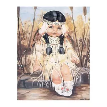 Полный круглый алмаз 5D Diy Алмазная картина Маленькая девочка Вышивка 30*40 cm