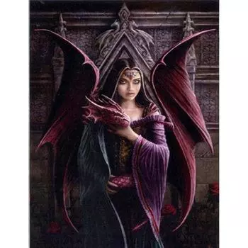 Полный круглый алмаз картина 5D женщина Алмазная вышивка мозаика вышивка крестом портрет домашний декор 20X30CM