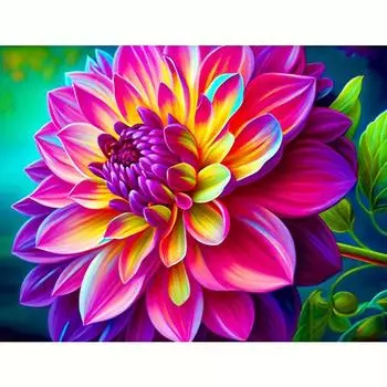 Полный круглый алмаз картина цветок рукоделие для украшения дома мозаика ручной работы подарок «сделай сам» алмазное искусство 30x40 см/12x16 дюймов 30x40cm NO Frame