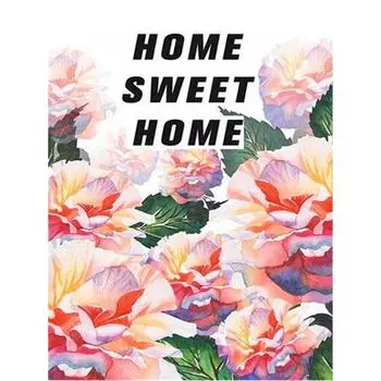 Полный круглый алмаз картина милый дом DIY Алмазная вышивка горный хрусталь изображение 20X30CM