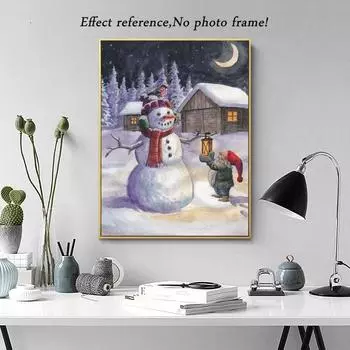 Полный круглый алмаз картина пейзаж 5D DIY Алмазная вышивка крестиком украшения для дома 15x20CM